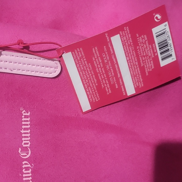 Juicy Couture Vibrant Pink Tote - Picture 6 of 7